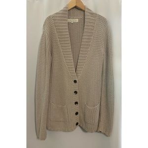 rag & bone Button Front Tan Cardigan Size 6
